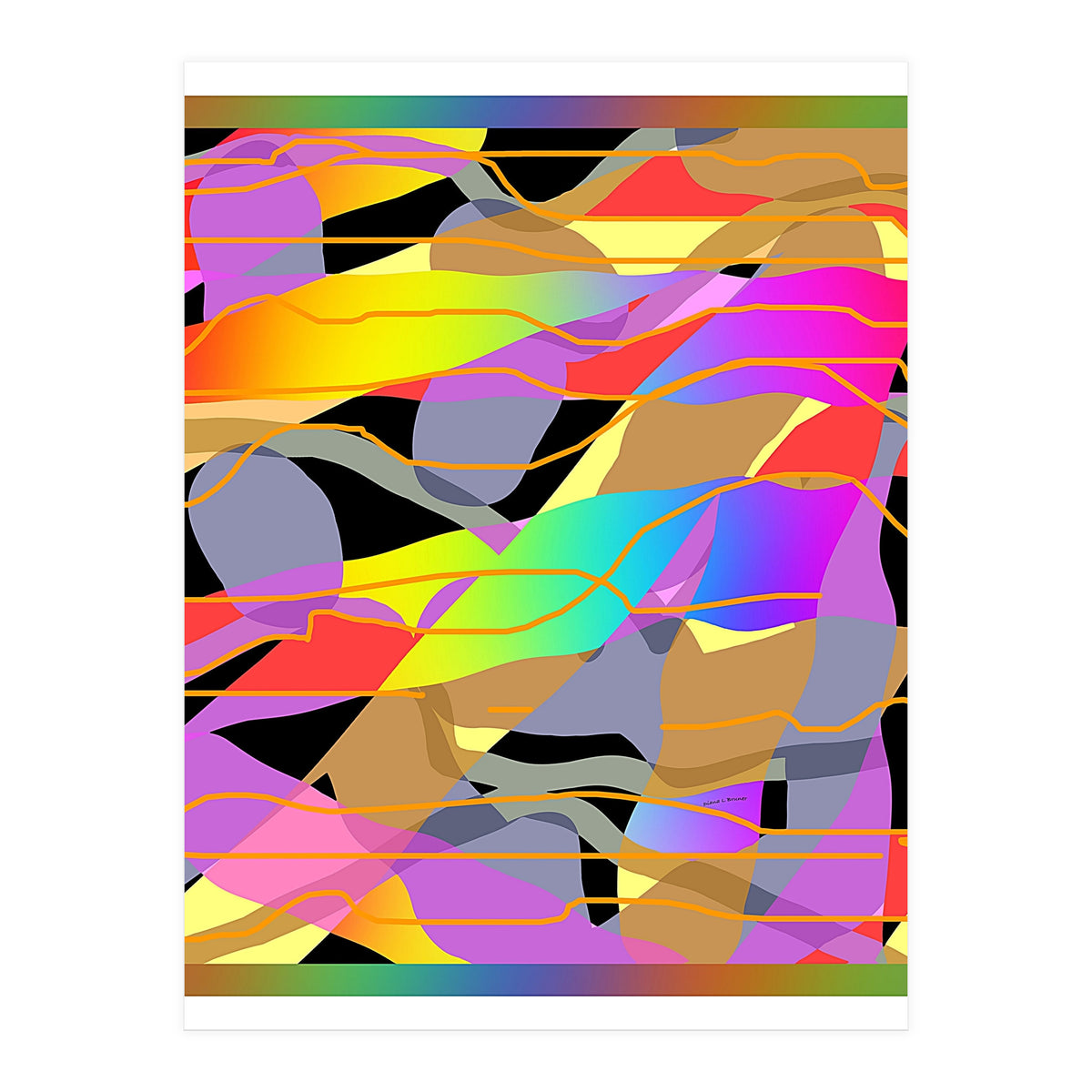 ABSTRACT COLOR BANDS (Print Only)