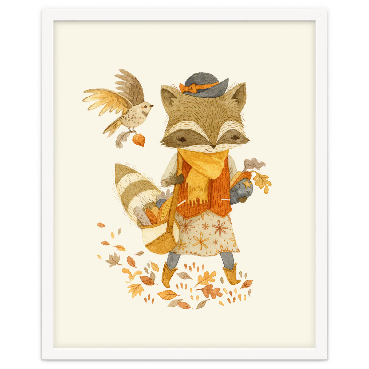 Rebecca The Radish Raccoon