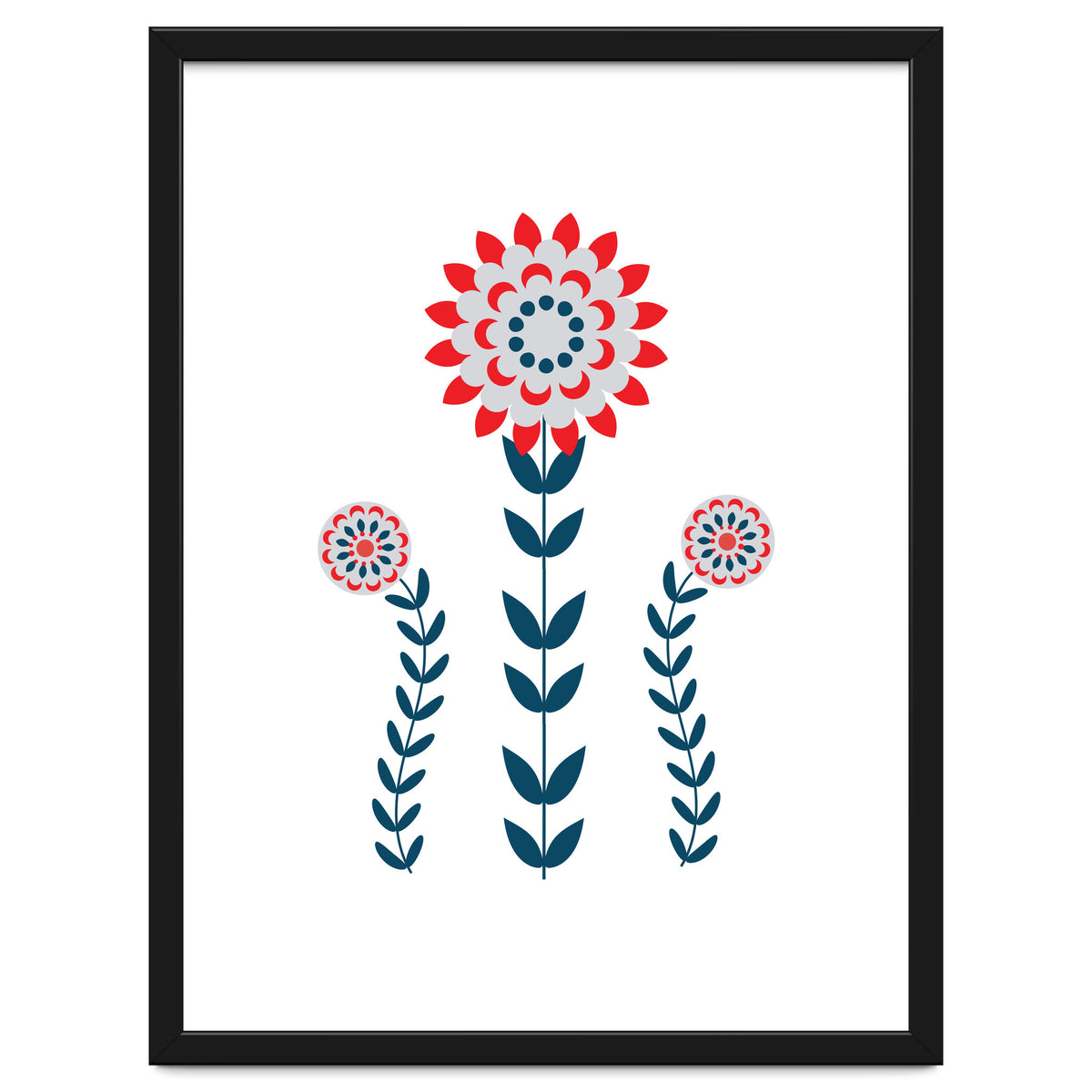 Scandi Folk Flowers