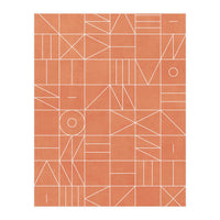 My Favorite Geometric Patterns No.5 - Coral (Print Only)
