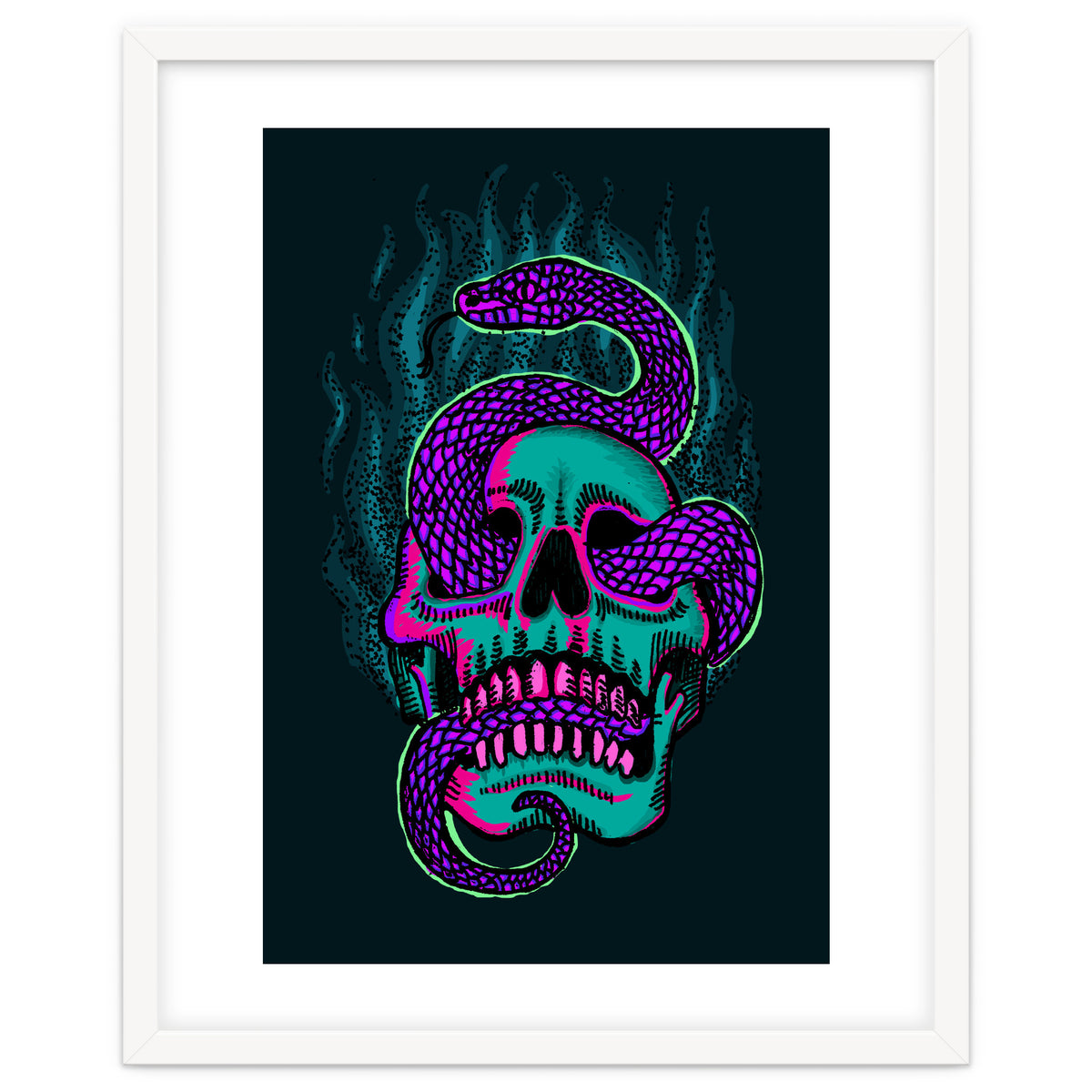 Skull & Snake