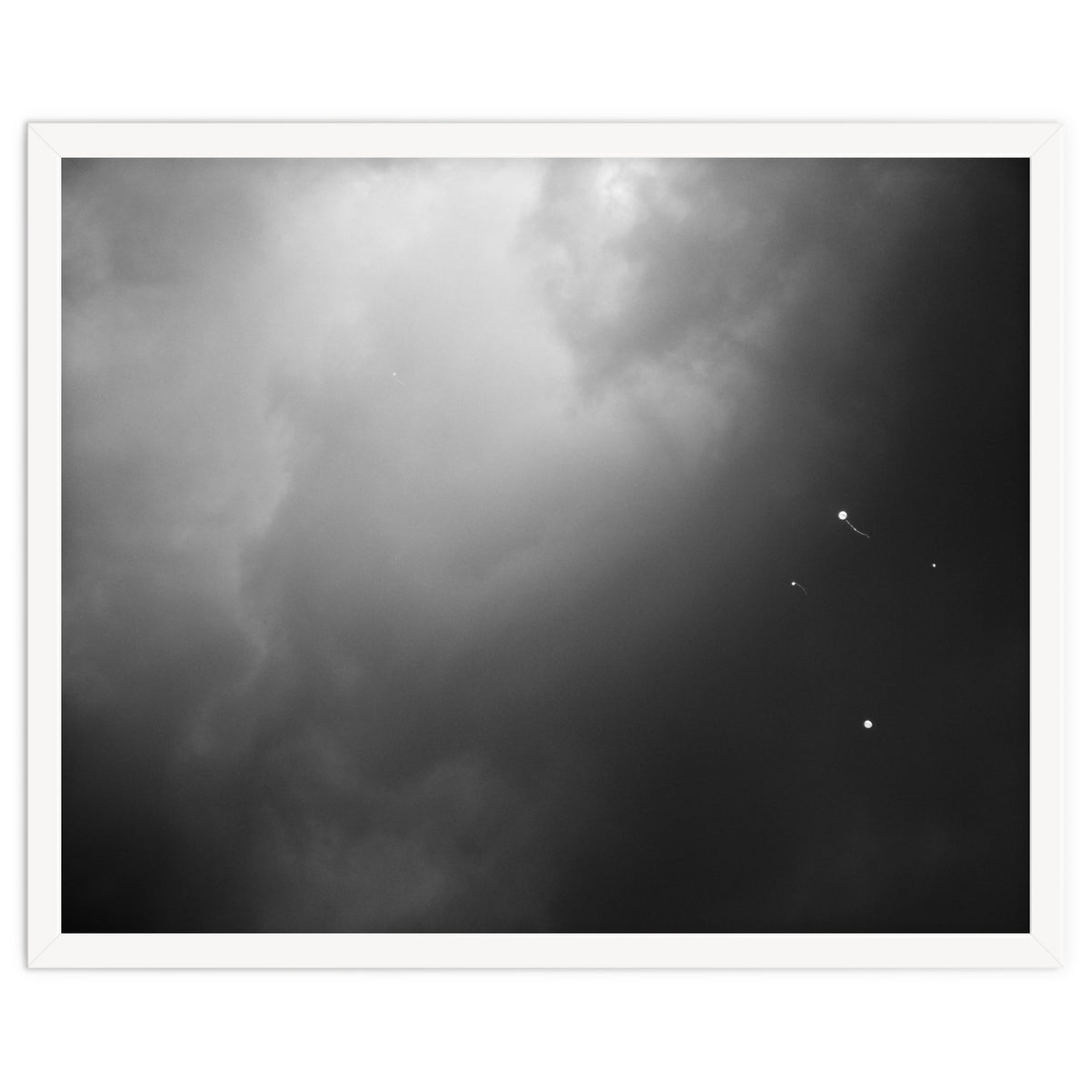 Four balloons and another one