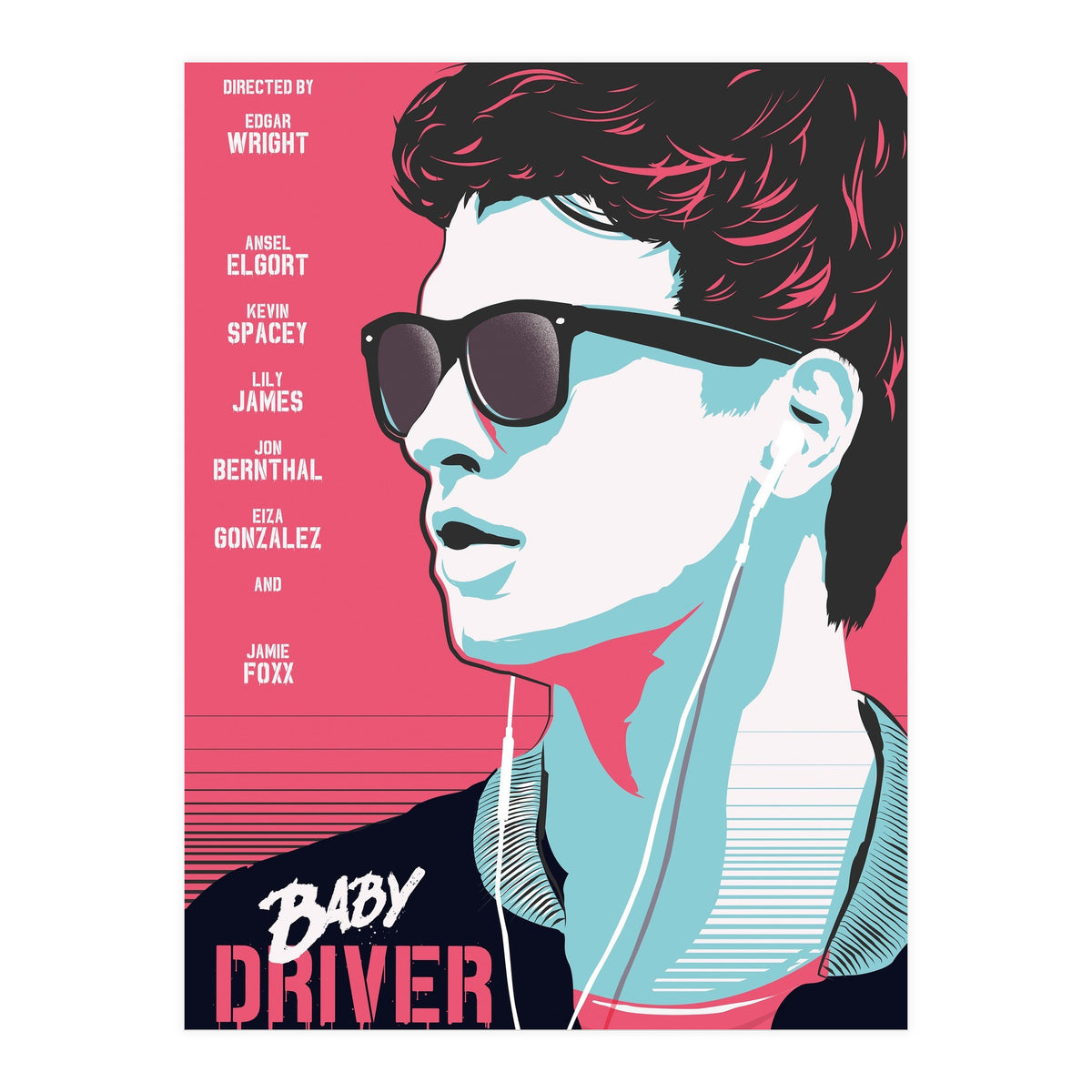 Baby Driver movie poster (Print Only)