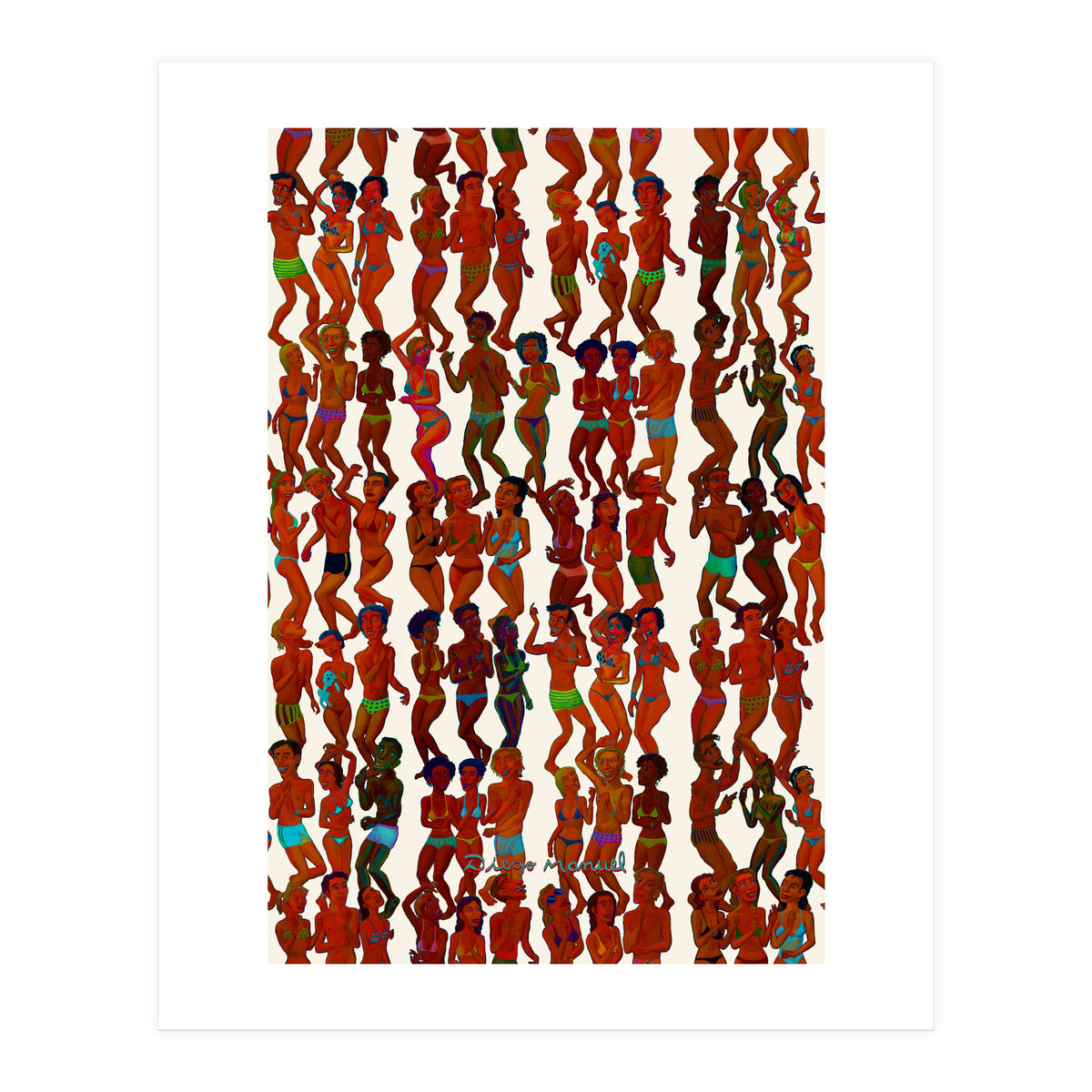 Fiesta En La Playa 10 (Print Only)