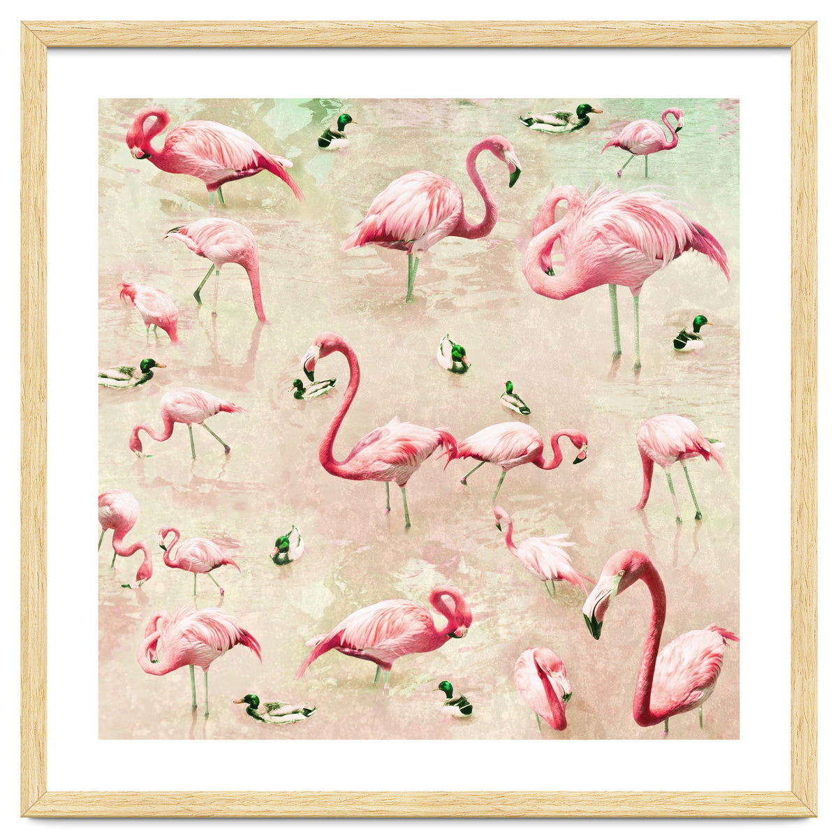 Flamingos Vintage Pink