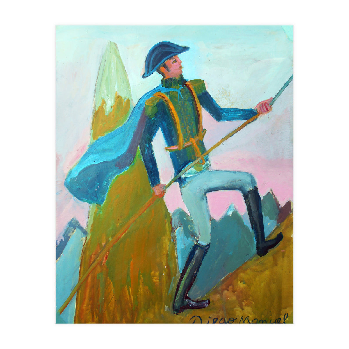 San Martin Cruzando Los Andes (Print Only)