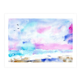 Tenderness of the sea || watercolor (Print Only) thumbnail