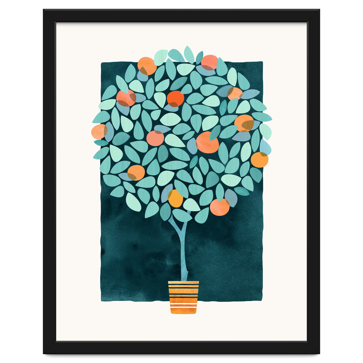 Orange Tree At Midnight