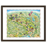 Napa Valley Illustrated Map