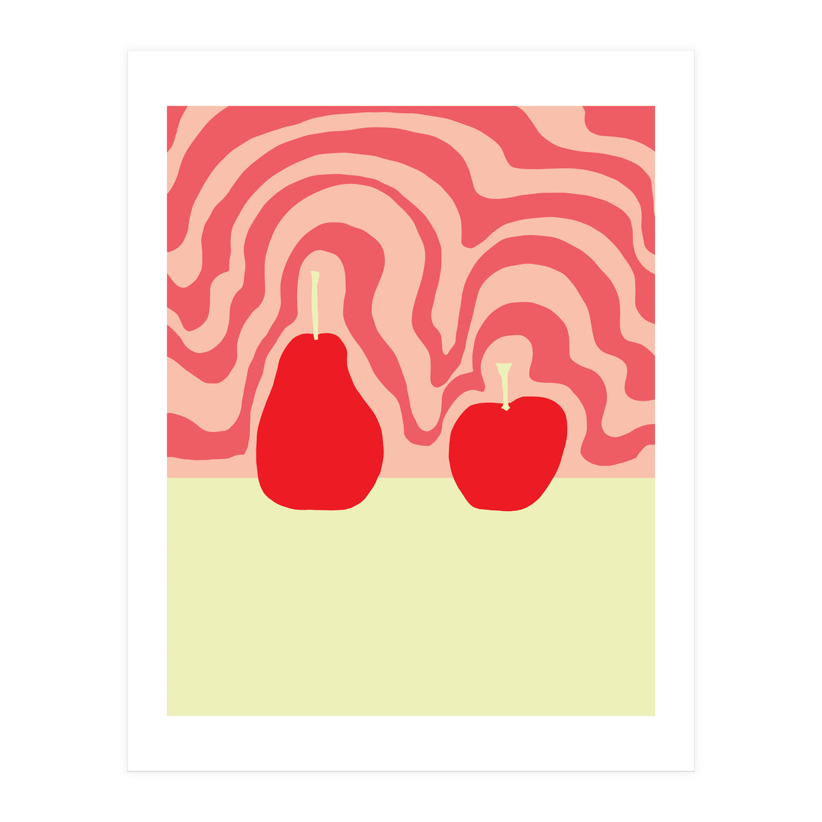 pear and apple (Print Only)