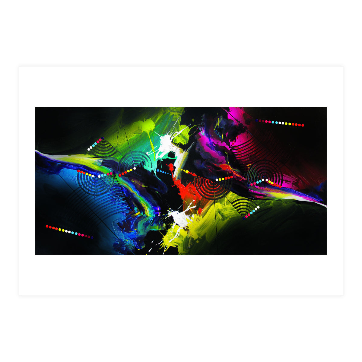 Abstract Art Britto - Qb291 (Print Only)