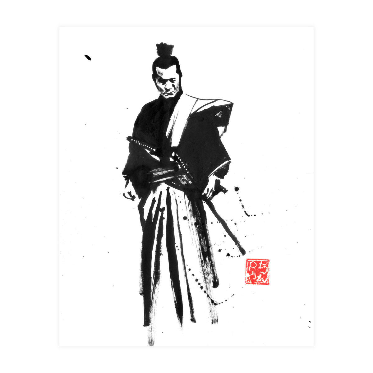 Samurai toshiro mifune (Print Only)