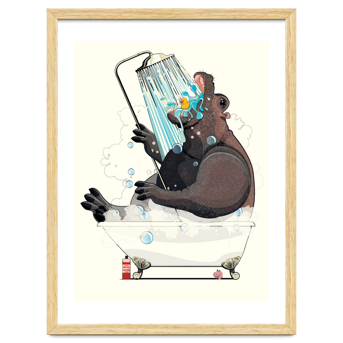 Hippopotamus in the Bath, Funny Bathroom Humour