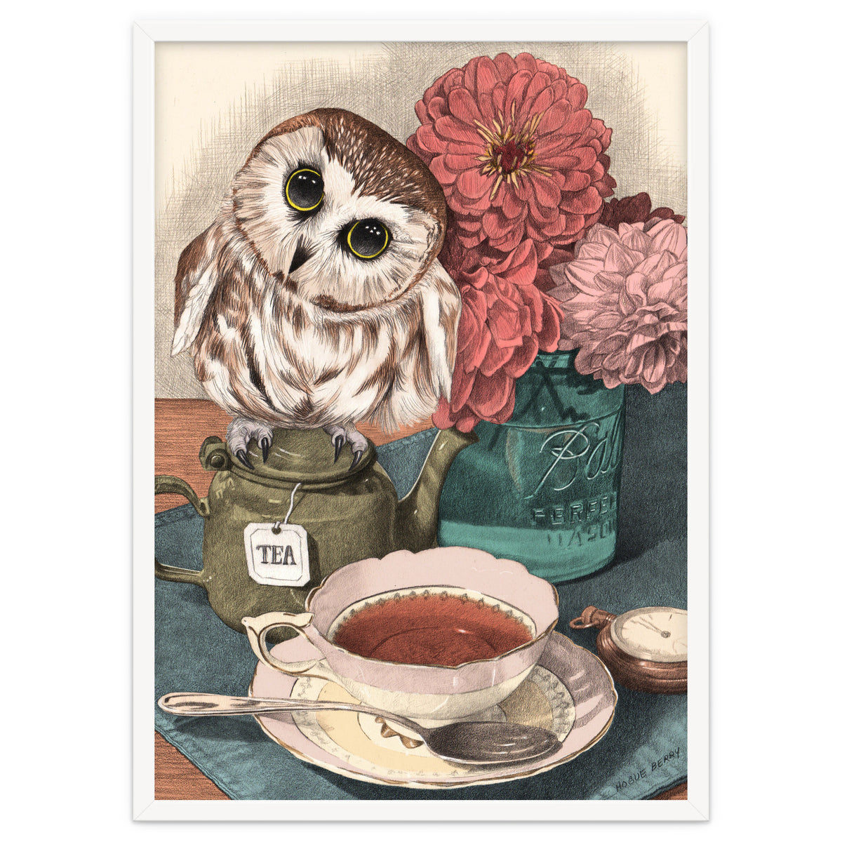 Sweet Little Tea Owl