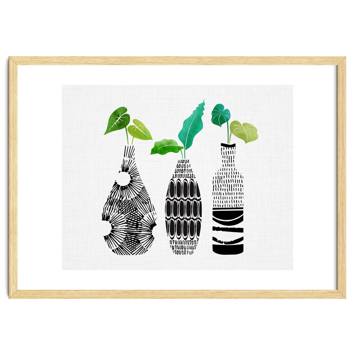 Tribal Vase Trio