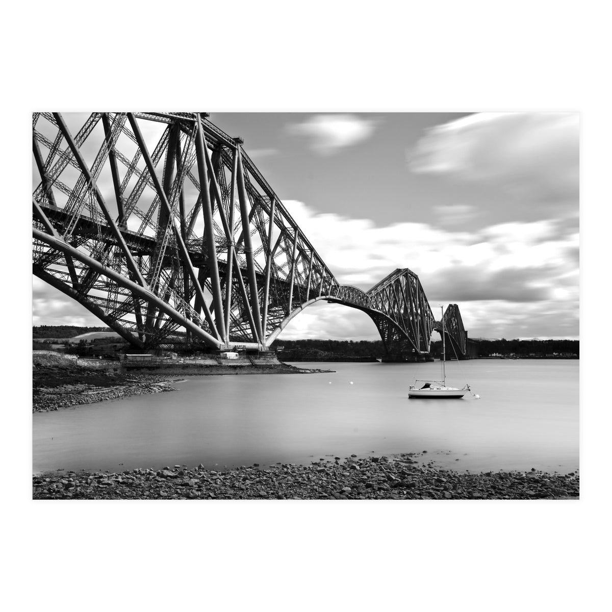 Forth Rail Bridge Seaside Architecture Seaside (Print Only)