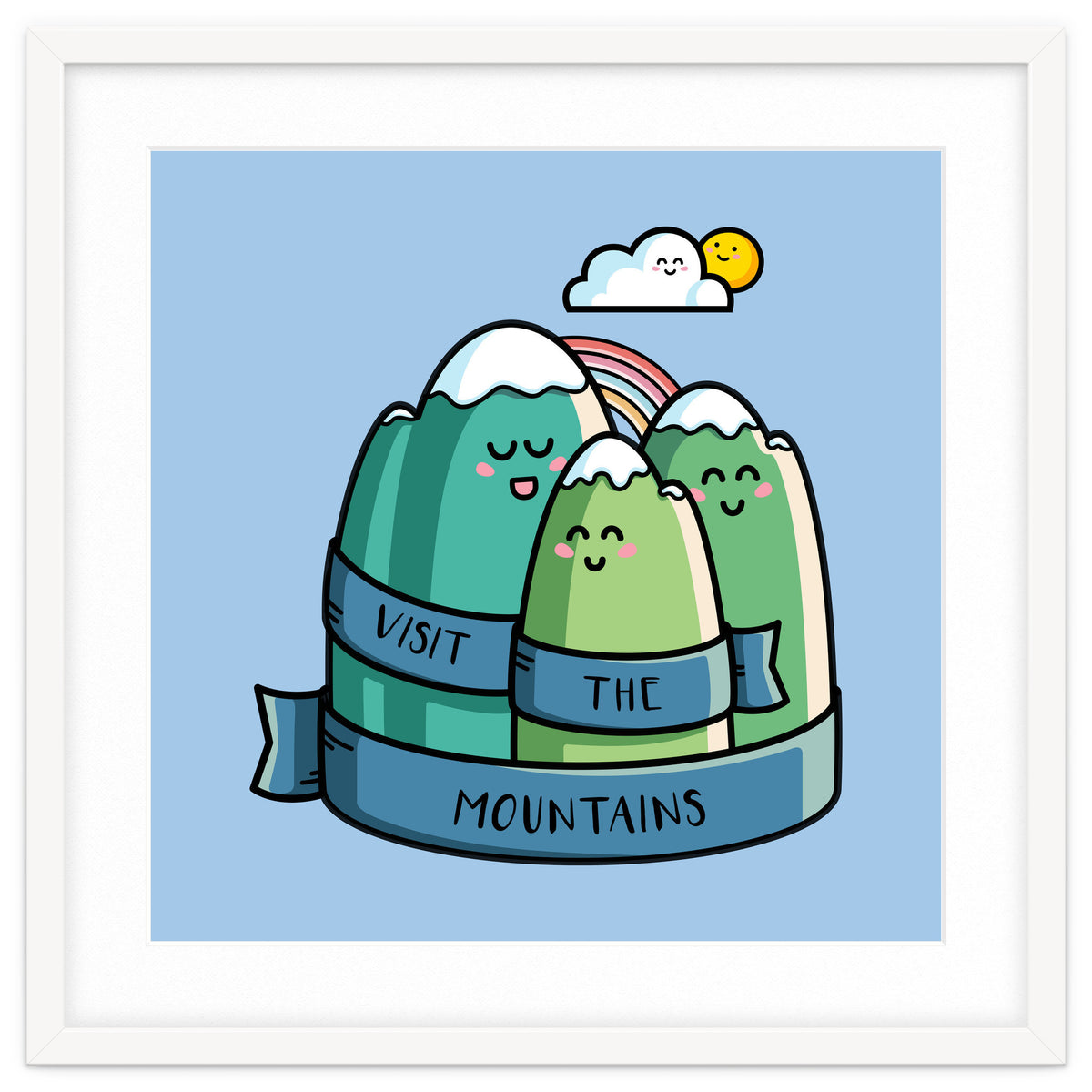 Kawaii Cute Visit the mountains