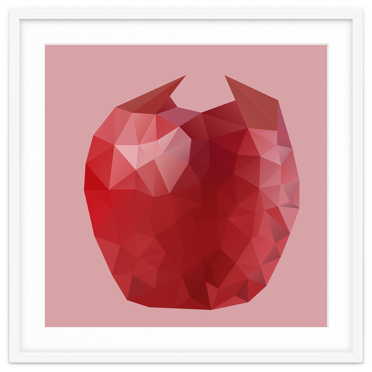 Apple Low Poly Art