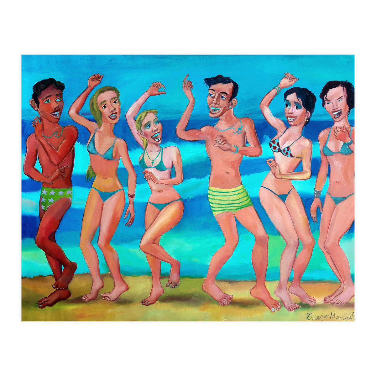 Punta Mogotes Beach (Print Only)