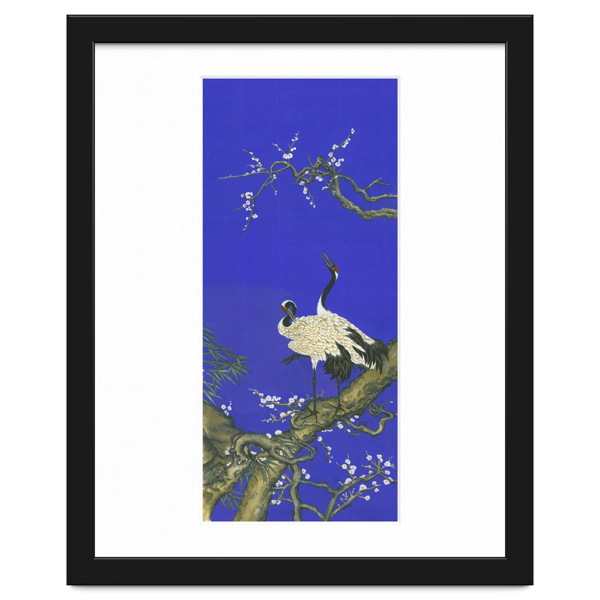 Cranes & Peach Blossom