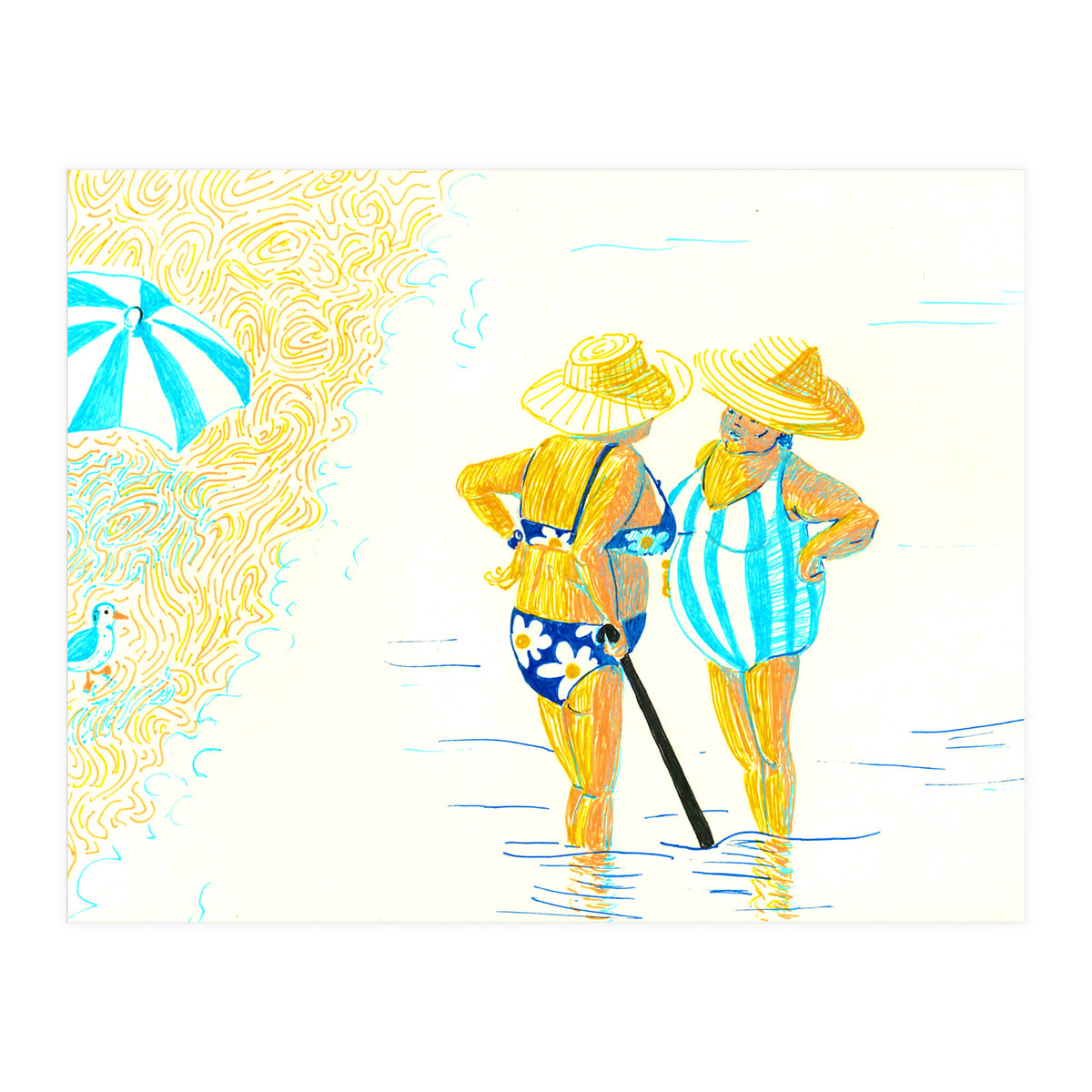 Beachin Grannies (Print Only)
