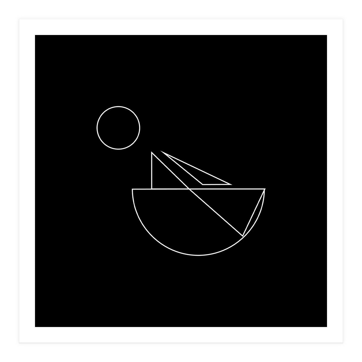 Rower | geometric minimal (Print Only)
