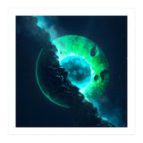 Emerald Lunar Core Cracking Open (Print Only) thumbnail