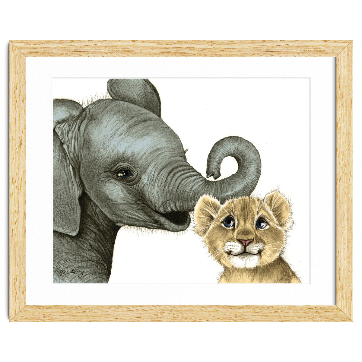 Best Friends, Elephant and Lion