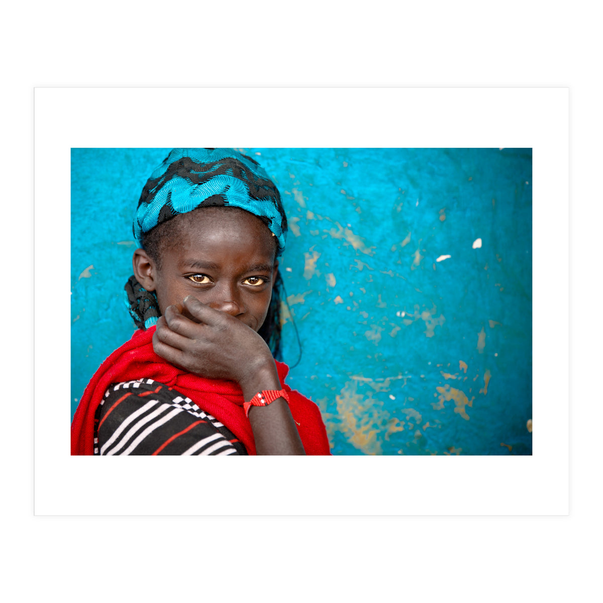 Blue, Red and the Girl (Print Only)