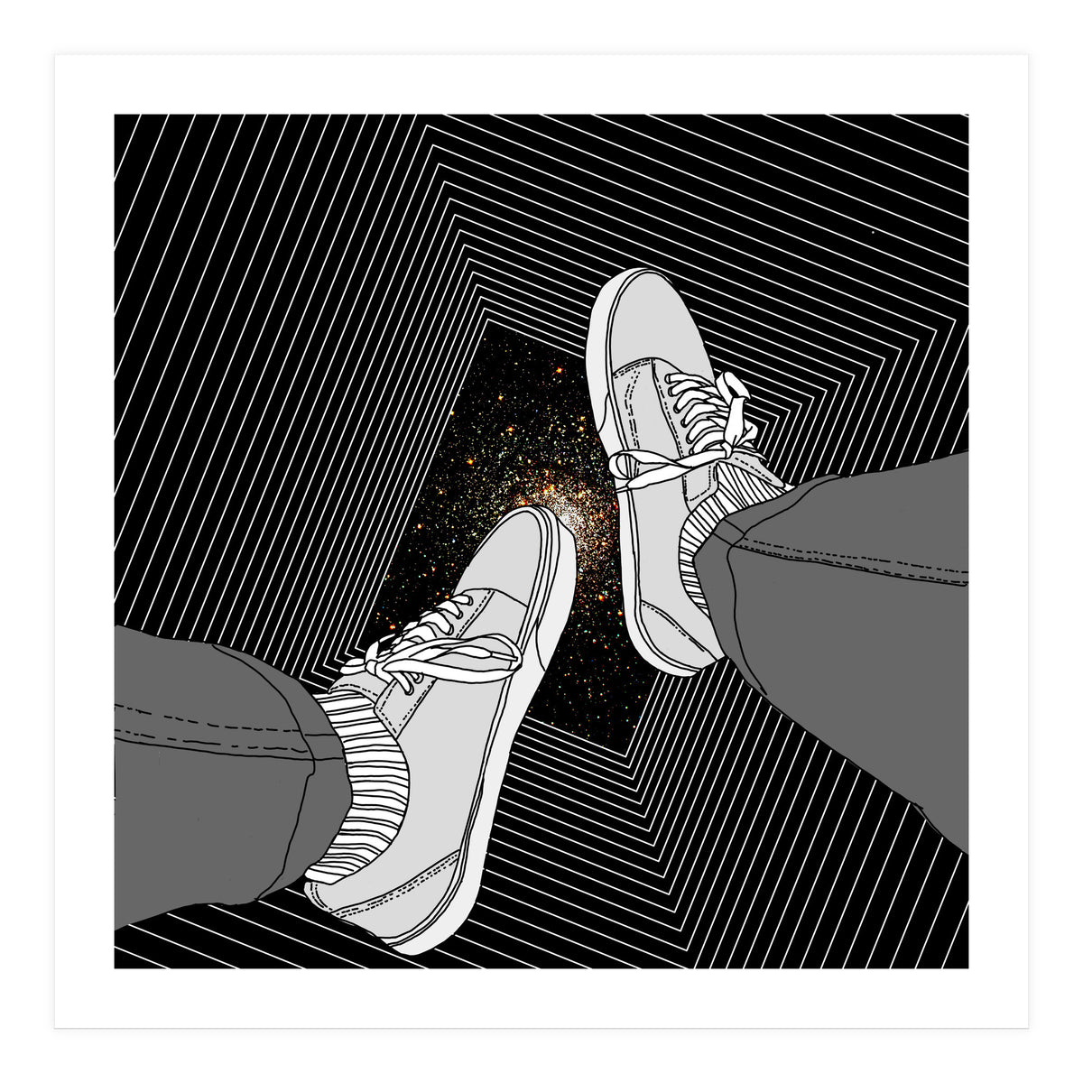 Falling into Abyss (Print Only)