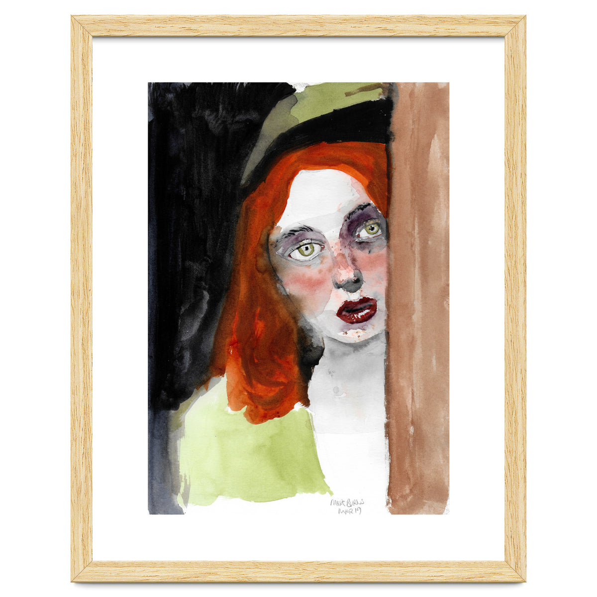 Untitled #017 - Woman with red hair