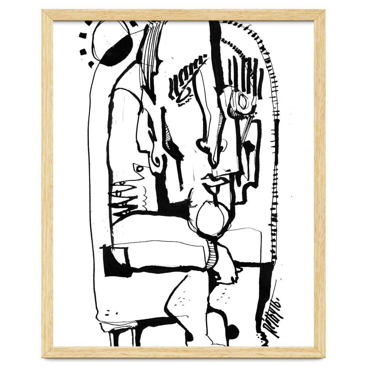 Freezing in Sunlight - b&w