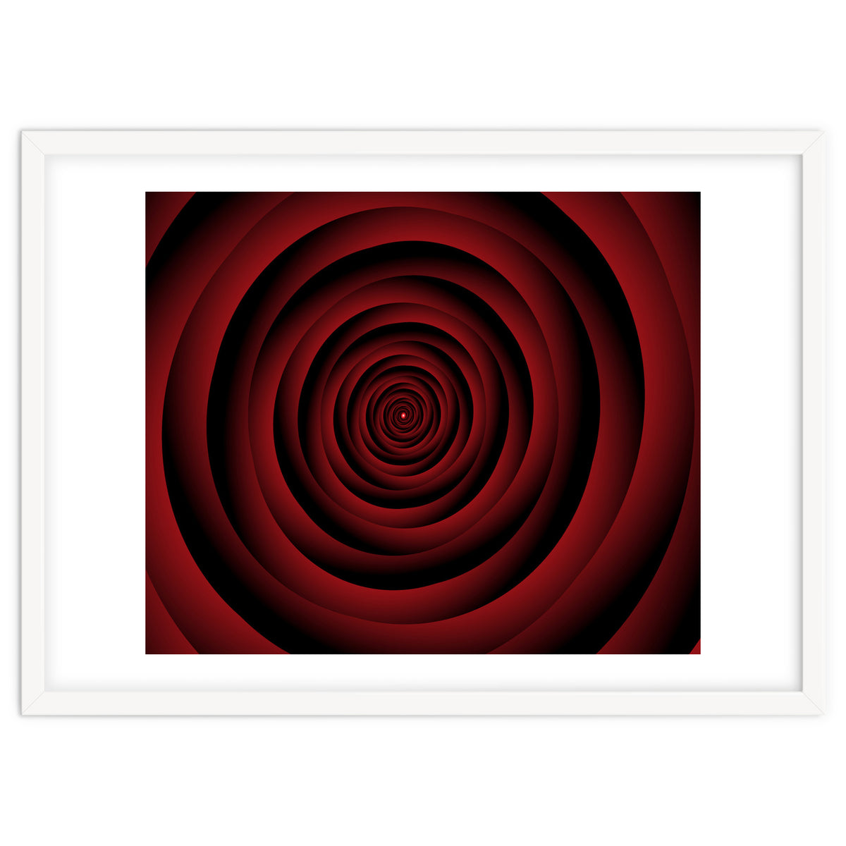 Abstract Concentric Spiral Circles