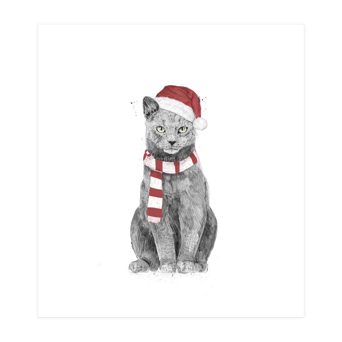 Xmas Cat (Print Only)