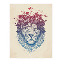Floral Lion III (Print Only)