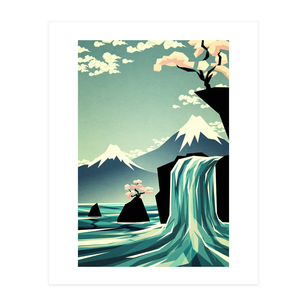 Waterfall Blossom Dream (Print Only)