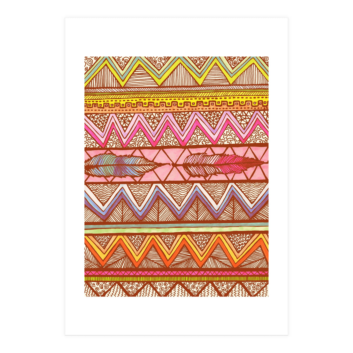 Two Feathers (Print Only)