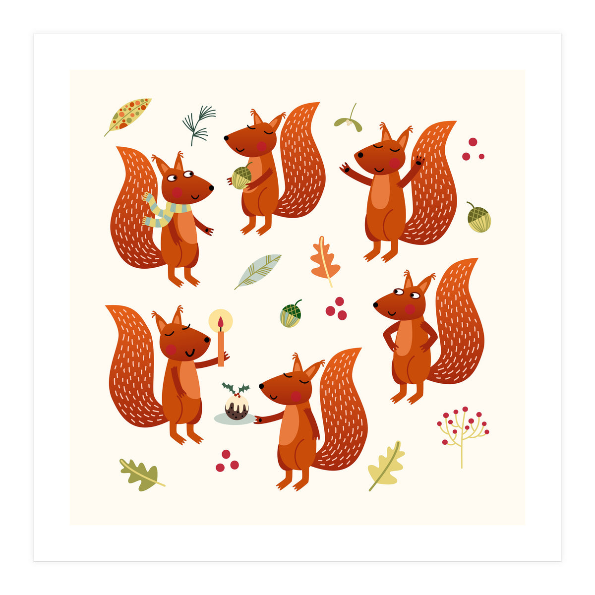 Squirrel Party (Print Only)
