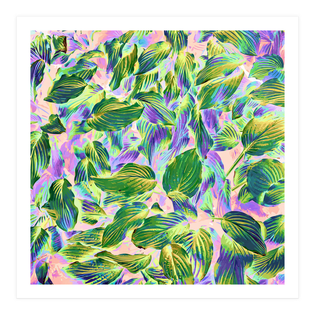 Happy Leaves (Print Only)