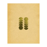 Green blurry geometric shapes (Print Only) thumbnail