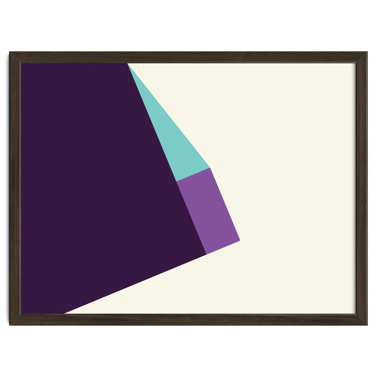 Geometric Shapes No. 42 -  lilac, blue & purple