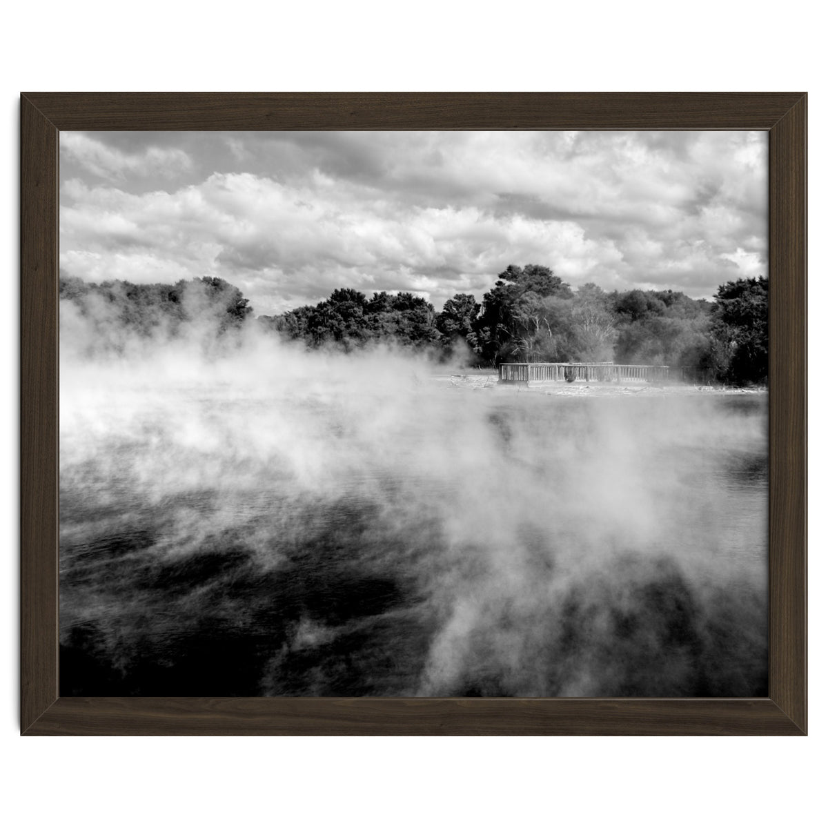 Vapors in Rotorua, New Zealand Art Print