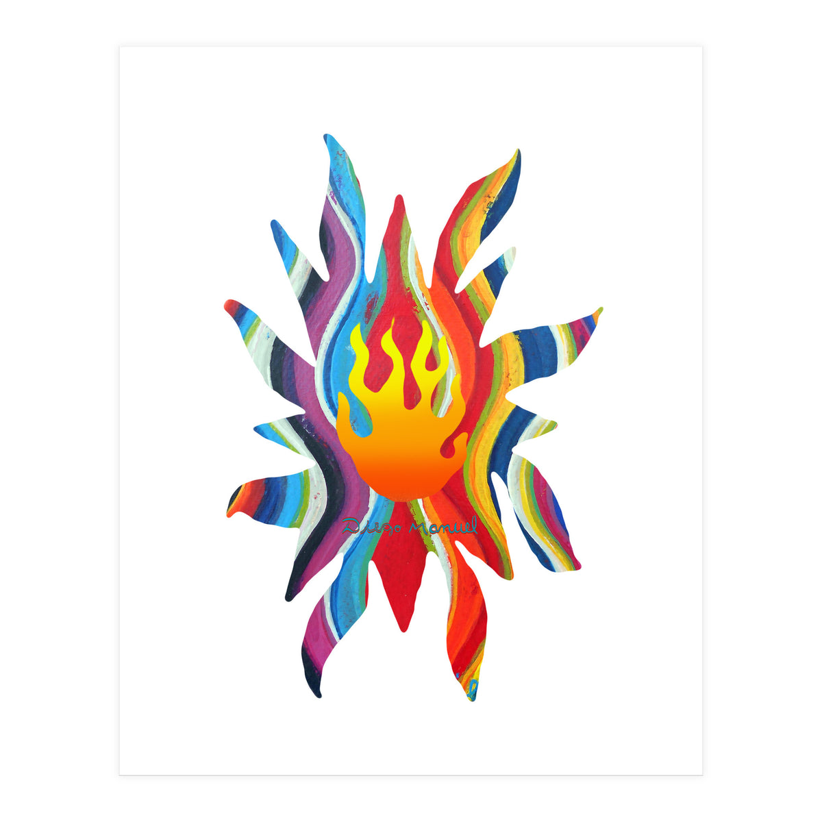 Fuego 24 Copia (Print Only)