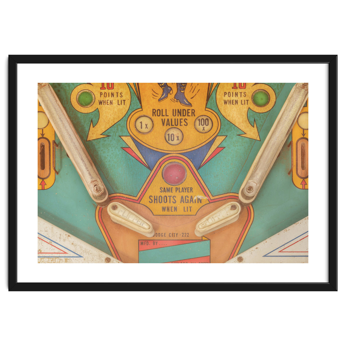 The vintage Pinball Machine