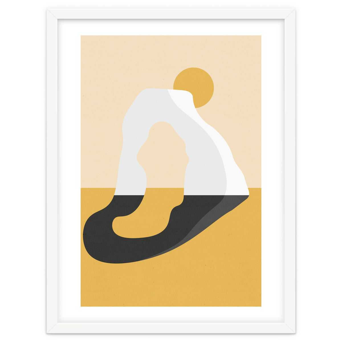 Abstract Arch - Golden Desert