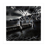 Pier at a smokey night. (Print Only) thumbnail