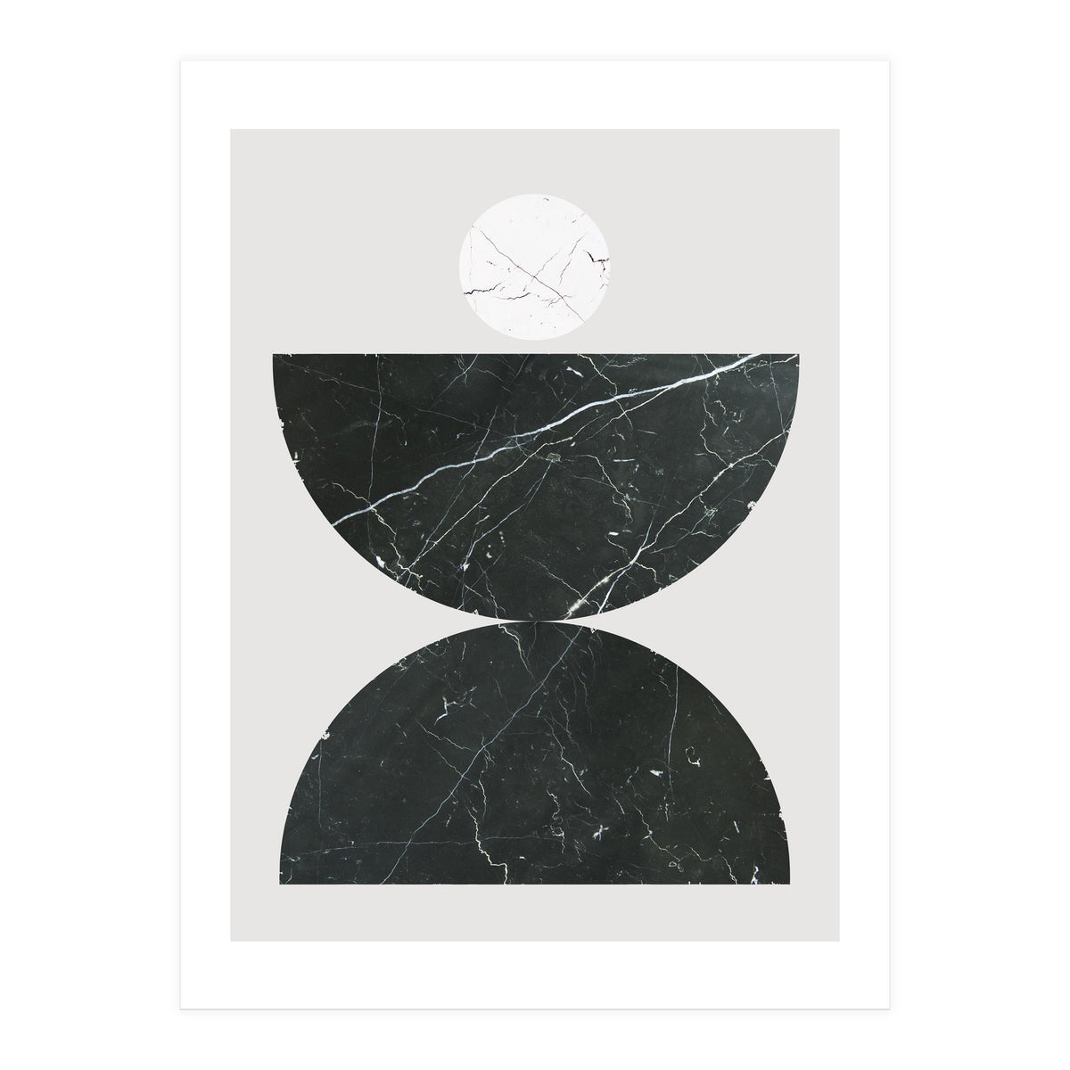 Black & White Marble (Print Only)