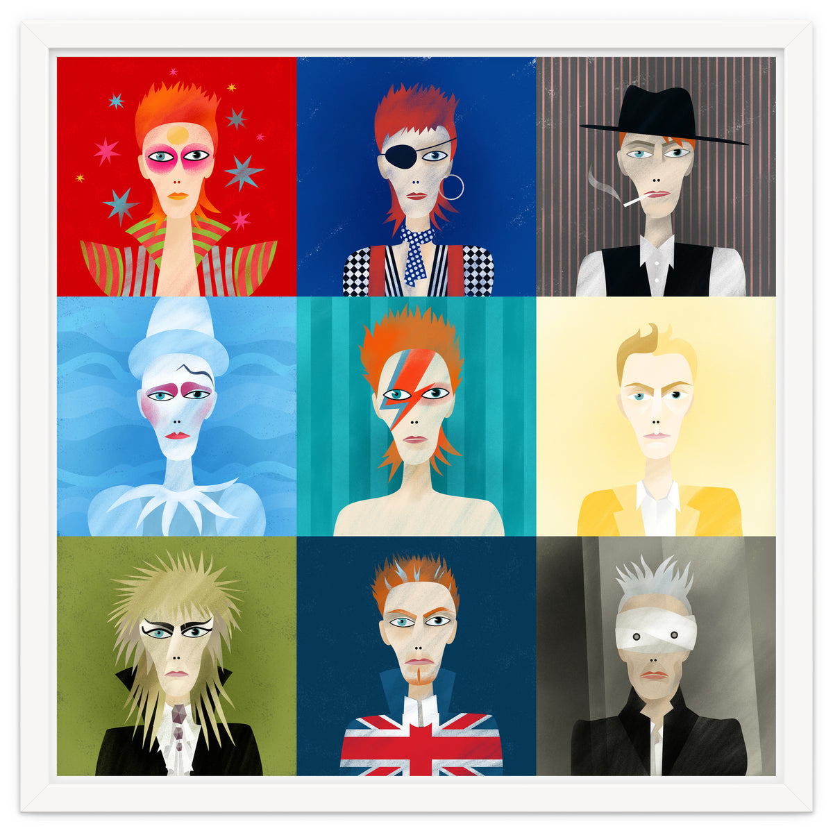 9 Portraits Of David Bowie