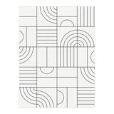 My Favorite Geometric Patterns No.19 - White (Print Only) thumbnail