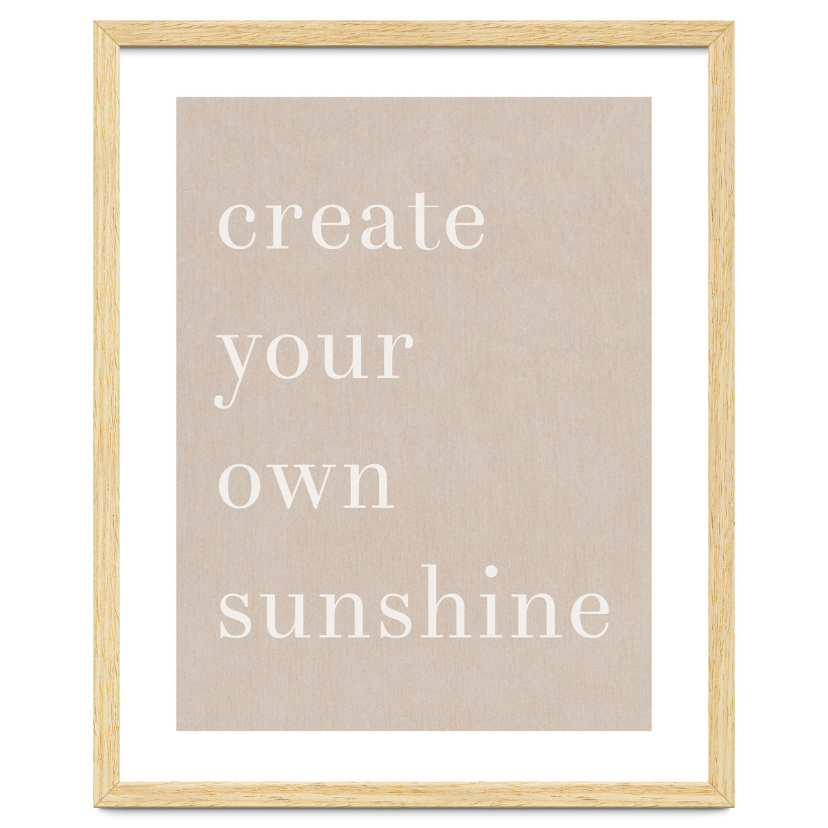 Create You Own Sunshine
